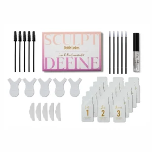 Sculpt & Define Lash & Brow Lamination Kit for 6-8 Week Results 5 Treatments at-Home Lash Lift & Brow Lamination Lengthening and Volume Enhancement